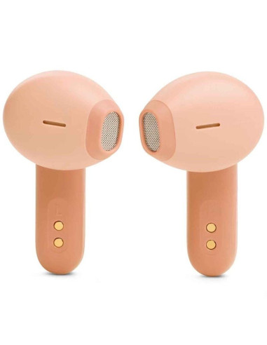 Auriculares Bluetooth JBL Vibe Flex con estuche de carga/ Autonomía 8h/ Beige