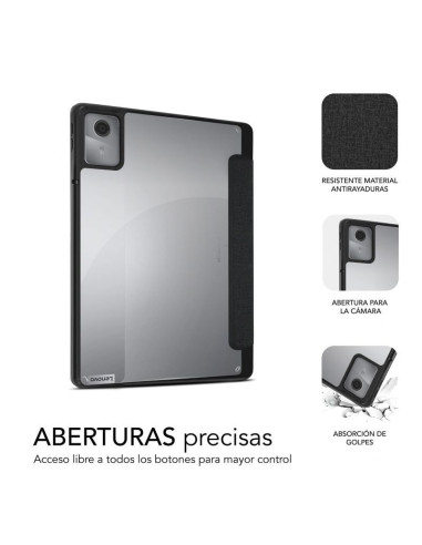 Funda Subblim Clear Shock Case CST-5SC130 para Tablet Lenovo M11 de 11"/ Negra