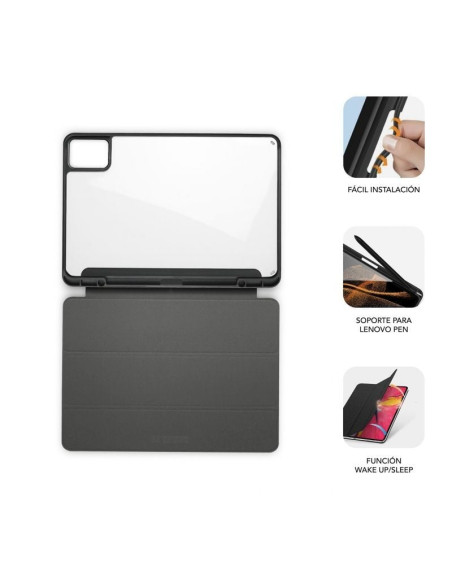 Funda Subblim Clear Shock Case CST-5SC130 para Tablet Lenovo M11 de 11"/ Negra