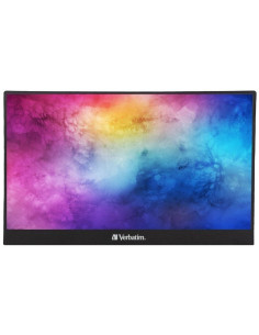 Monitor Portátil Táctil Verbatim PMT-15 15.6"/ Full HD/ Multimedia/ Negro