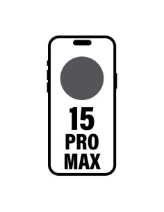 Smartphone Apple iPhone 15 Pro Max 256GB/ 6.7"/ 5G/ Titanio Negro