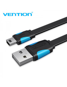 Vention Cable USB 2.0 Macho a Mini USB Macho - 1m - Color Azul y Negro