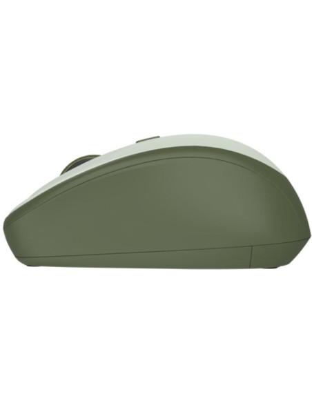 Ratón Mini Inalámbrico Trust Yvi+ Silent/ Hasta 1600 DPI/ Verde