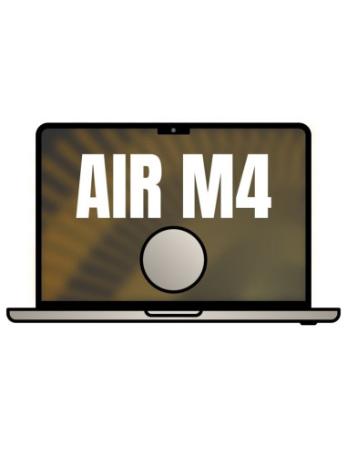 Apple Macbook Air 13,6"/ M4 10-Core CPU/ 24GB/ 512GB SSD/  10-Core GPU/ Blanco Estrella