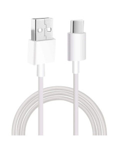 Cable USB 2.0 Xiaomi Mi USB-C/ USB Tipo-C Macho - USB Macho/ 1m/ Blanco