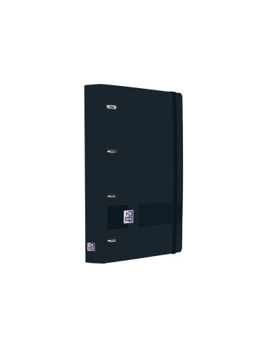 Archivador oxford eurobinder+ live&go polyfoam din a4+ 120 hojas horizontal color negro