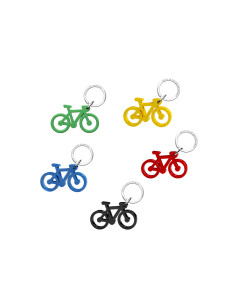 Llavero bicicleta acrilico reciclado pack de 5 unidades colores surtidos