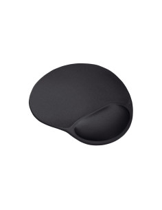 Alfombrilla de raton trust bigfoot pad color negro 236x205 mm