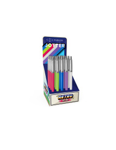 Boligrafo parker jotter original 90 aniversario expositor de 20 unidades colores surtidos