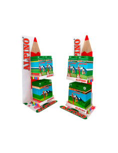 Expositor estrella alpino vacio