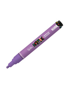 Rotulador liderpapel acrylic base agua todo tipo de superficie punta redonda 3 mm malva 2