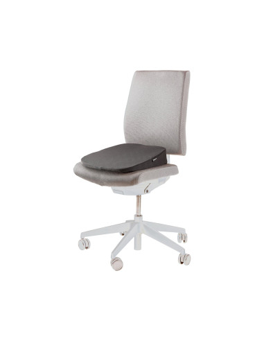 Cojin de asiento fellowes breyta en cuña color negro 90x430x430 mm