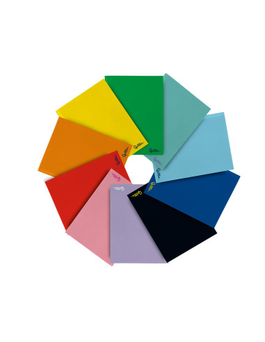 Libreta liderpapel smart a4 32 hojas 75g/m2 cuadro 4mm con margen colores surtidos