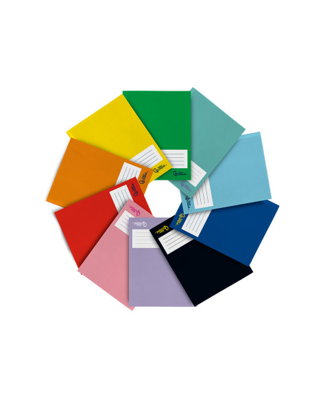 Libreta liderpapel smart a5 plus 32 hojas 75g/m2 cuadro 3mm con margen colores surtidos