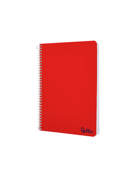 Cuaderno espiral liderpapel din a5 smart tapa blanda 80h 75gr pauta 3,5mm con margen colores surtidos