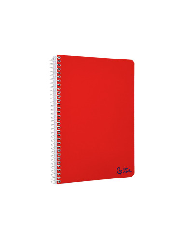 Cuaderno espiral liderpapel din a5 smart tapa blanda 80h 75gr pauta 3,5mm con margen colores surtidos
