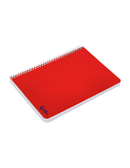 Cuaderno espiral liderpapel din a5 smart tapa blanda 80h 75gr cuadro 8mm con margen colores surtidos