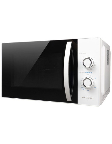 Microondas Grunkel MWG-25MA/ 800W/ Capacidad 25L/ Función Grill/ Blanco