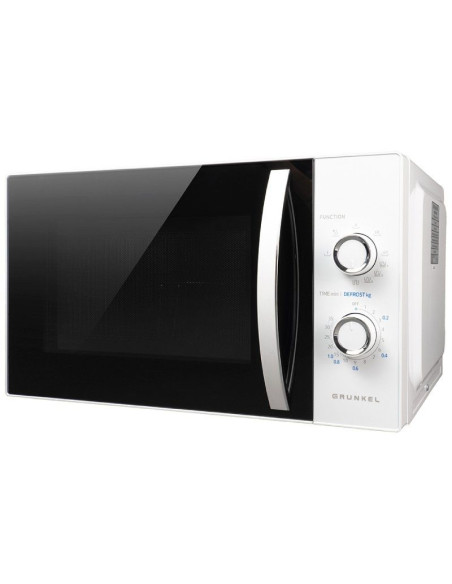 Microondas Grunkel MWG-25MA/ 800W/ Capacidad 25L/ Función Grill/ Blanco