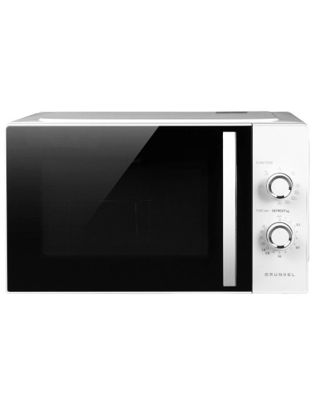 Microondas Grunkel MWG-25MA/ 800W/ Capacidad 25L/ Función Grill/ Blanco