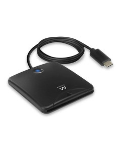 Ewent Lector de Tarjeta Inteligente DNI USB-C - Color Negro