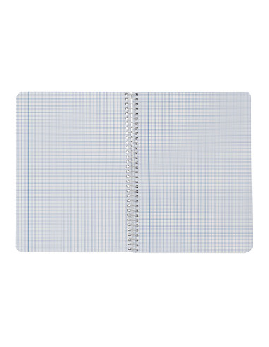 Cuaderno espiral liderpapel din a4 smart tapa blanda 80h 75gr milimetrado 2mm colores surtidos