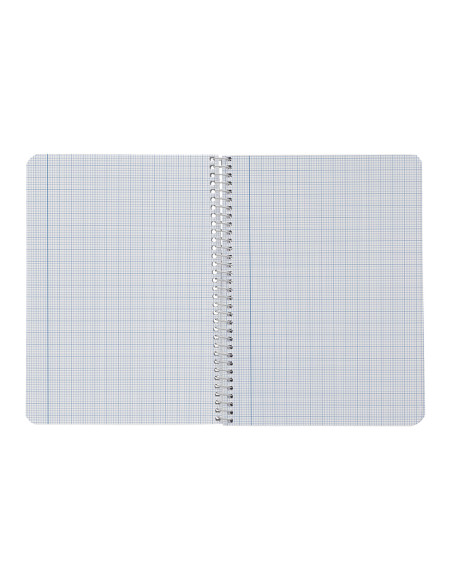 Cuaderno espiral liderpapel din a4 smart tapa blanda 80h 75gr milimetrado 2mm colores surtidos