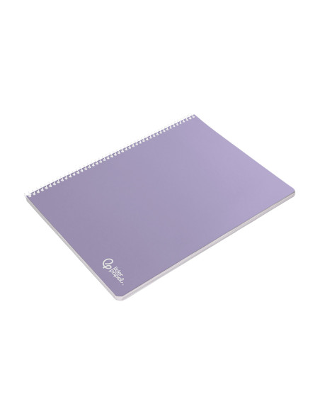 Cuaderno espiral liderpapel din a4 smart tapa blanda 80h 75gr horizontal 8mm con margen colores surtidos