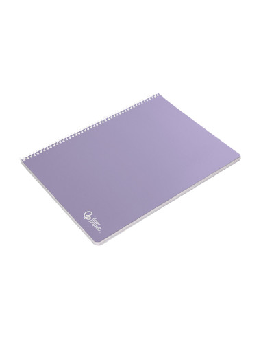 Cuaderno espiral liderpapel din a4 smart tapa blanda 80h 75gr cuadro 8 mm con margen colores surtidos