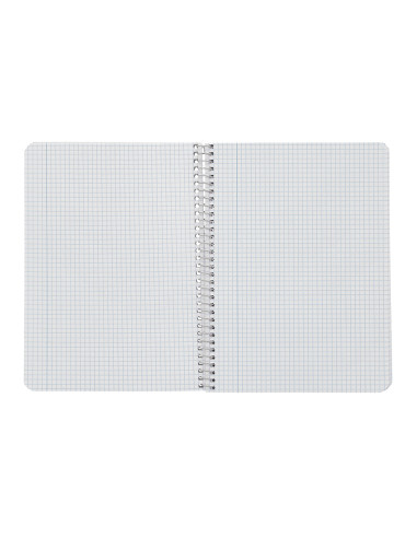 Cuaderno espiral liderpapel din a4 smart tapa blanda 80h 75gr cuadro 5 mm con margen colores surtidos