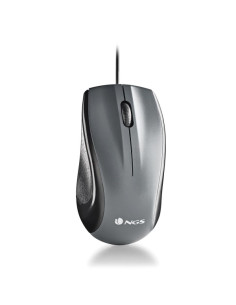 NGS Musk Raton USB 1200dpi - Laser - 3 Botones - Uso Ambidiestro - Color Negro