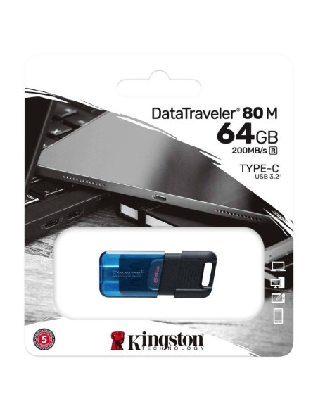 Pendrive 128GB Kingston DataTraveler 80 M USB 3.2