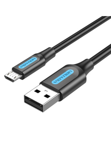 Vention Cable USB-A 2.0 a Micro-B 3A - 1.5m - Color Azul Navy