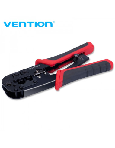 Vention Crimpadora Metalica para RJ45 - Color Negro y Rojo