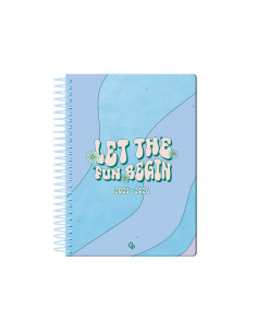 Agenda escolar liderpapel 25-26 espiral zante dia pagina a5 bilingüe papel fsc 80 gr 2