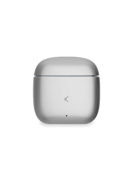 Ksix Meteor Auriculares Inalambricos - Estuche Metalico - ENC - Color Plata