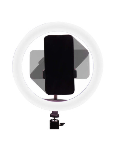 Kit Studio Live Max Aro de Luz para Smartphone con Tripode de Suelo - 1.60m