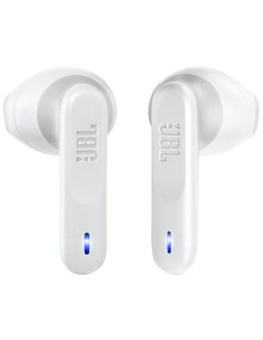 Auriculares Bluetooth JBL Wave Flex con estuche de carga/ Autonomía 8h/ Blancos