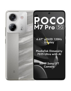 Smartphone Xiaomi POCO M7 Pro 8GB/ 256GB/ 6.67""/ 5G/ Plata