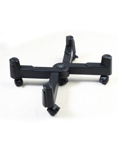 Ewent EW1292 Soporte Movil para CPU - Evita la Electricidad Estatica y las Marcas - Ajustable hasta 25 cm - Hasta 25 kg - Negro