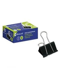 PINZA ABATIBLE NEGRO 25MM  12UDS