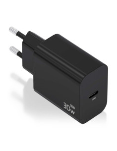 Aisens Cargador GaN 30W - USB-C PD3.0 - Color Negro