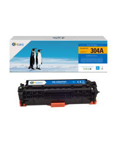 G&G HP CC531A/CE411A/CF381A Cyan Cartucho de Toner Generico - Reemplaza 304A/305A/312A