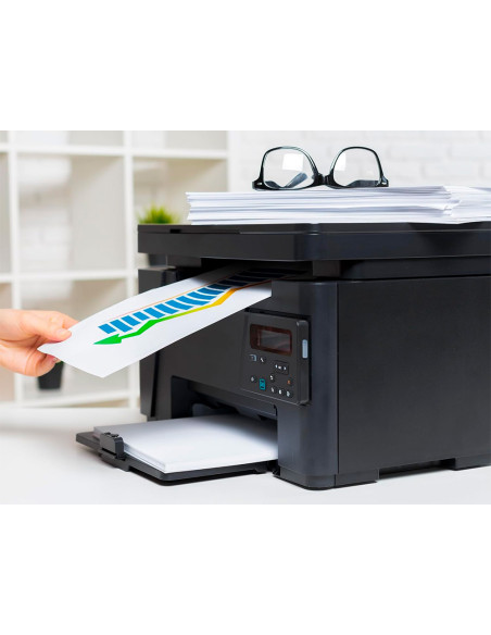 Papel liderpapel a4 80g/m2 reciclado liso paquete de 100 hojas