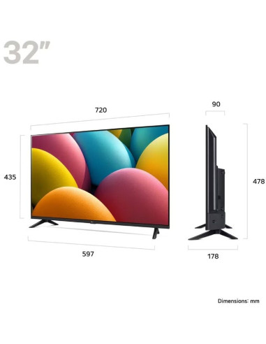 Televisor LG 32LR60006LA 32"/ Full HD/ Smart TV/ WiFi