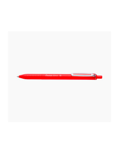 Boligrafo pentel izee punta 1 mm retractil rojo