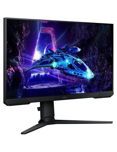 Monitor Gaming Samsung Odyssey G3 S24DG300EU/ 24"/ Full HD/ 1ms/ 180Hz/ VA/ Regulable en altura/ Negro