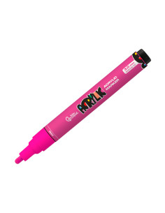 Rotulador liderpapel acrylic base agua todo tipo de superficie punta redonda 3 mm rosa 2