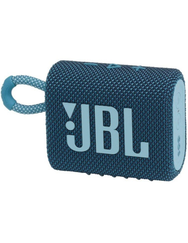 Altavoz con Bluetooth JBL GO 3/ 4.2W/ 1.0/ Azul