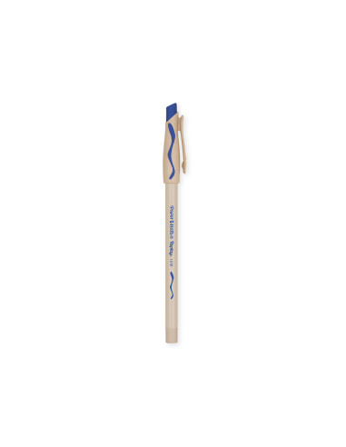 Boligrafo replay azul con goma de borrar